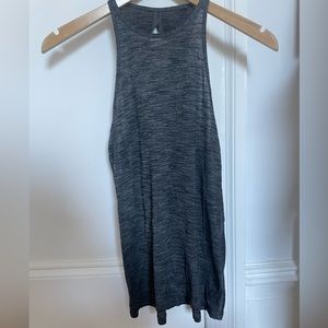 Lululemon High Neck Yoga Top in Heather Grey, Size 4
